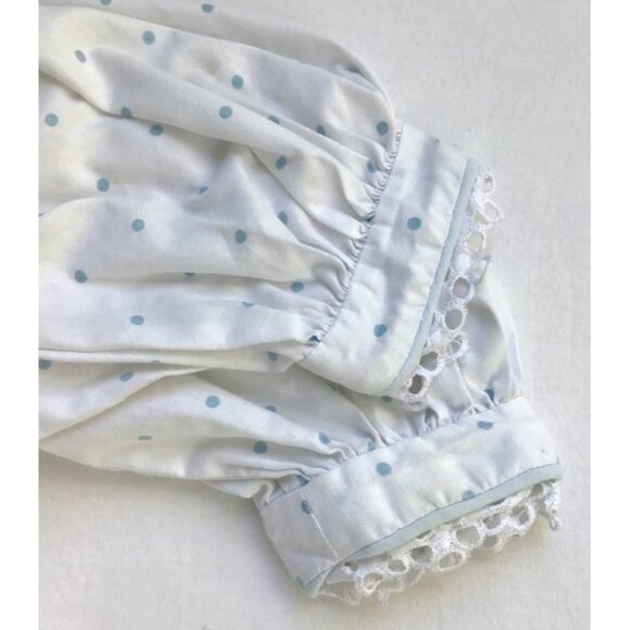 Vintage‎ Daisy Kingdom Blue Bunny Full Circle Pinafore Crinoline Dress No Tag - Picture 15 of 16